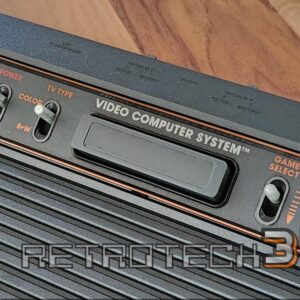 Atari 2600 / 2600+ Cartridge Slot Dust Cover – Empty Cartridge