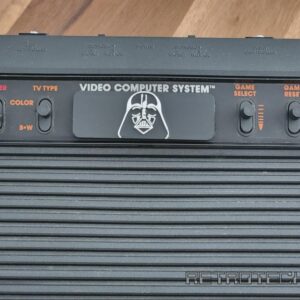 Atari 2600 / 2600+ Cartridge Slot Dust Cover – Darth Vader version – Logo only