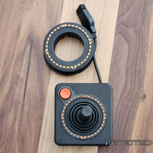 Atari 2600 Joystick Cable Holder Organizer + DB9 Dust Protector