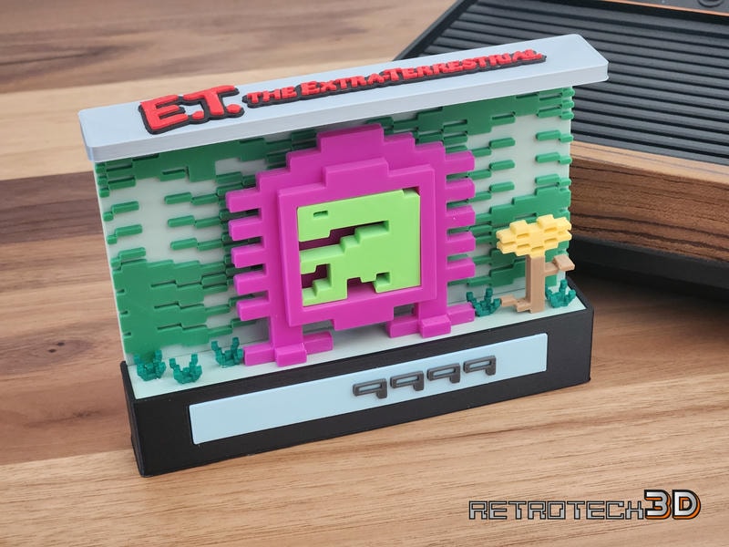 Atari 2600 Diorama - E.T. The Extraterrestrial