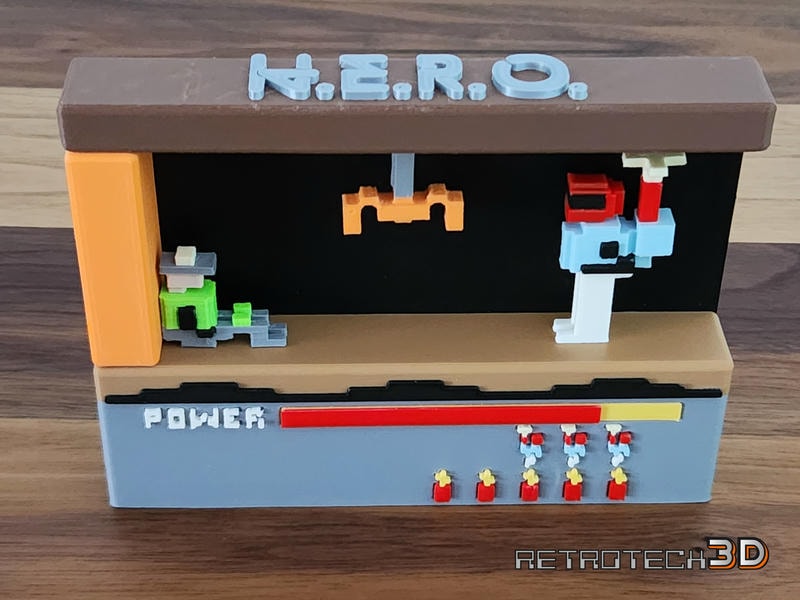 Atari 2600 Diorama - H.E.R.O. - Image 3