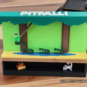 Atari 2600 Diorama – Pitfall – Crocodiles Scene