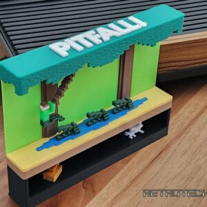 Atari 2600 Diorama – Pitfall – Crocodiles Scene