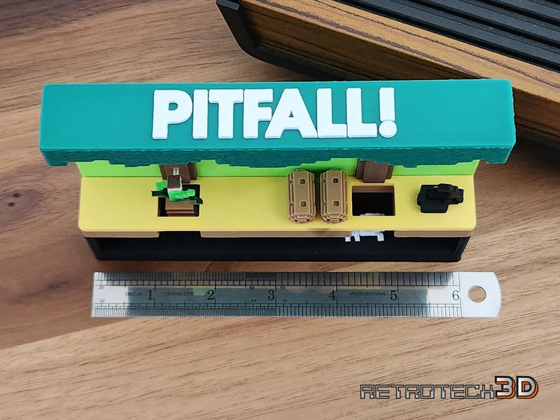 Atari 2600 Diorama - Pitfall - Snake scene - Image 2