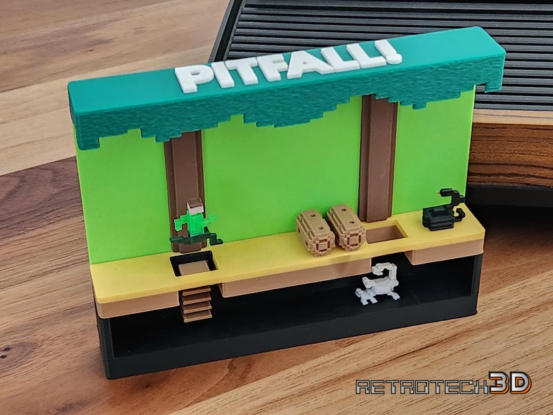 Atari 2600 Diorama - Pitfall - Snake scene - Image 3