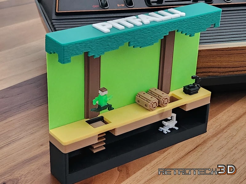 Atari 2600 Diorama - Pitfall - Snake scene - Image 4