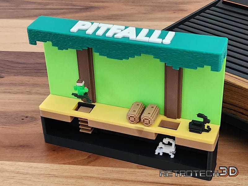 Atari 2600 Diorama - Pitfall - Snake scene - Image 5