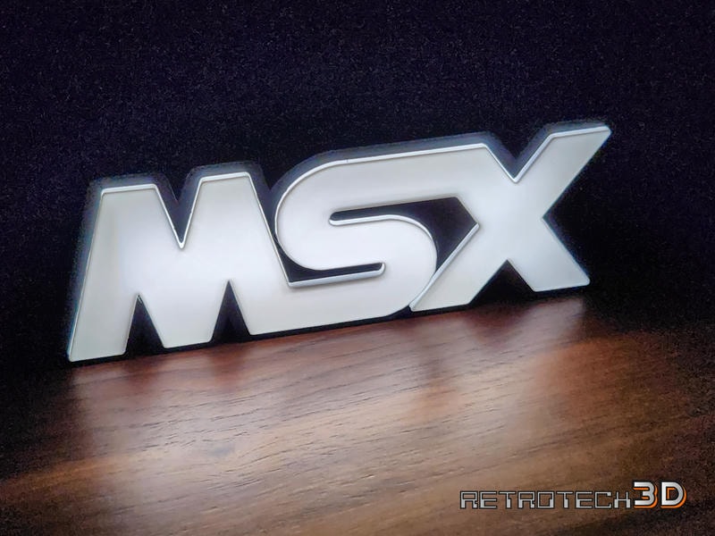 MSX Logo LED Light with USB-C connector - Image 2