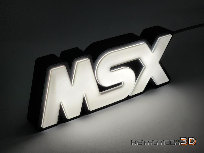 MSX Logo LED Light with USB-C connector - Image 7