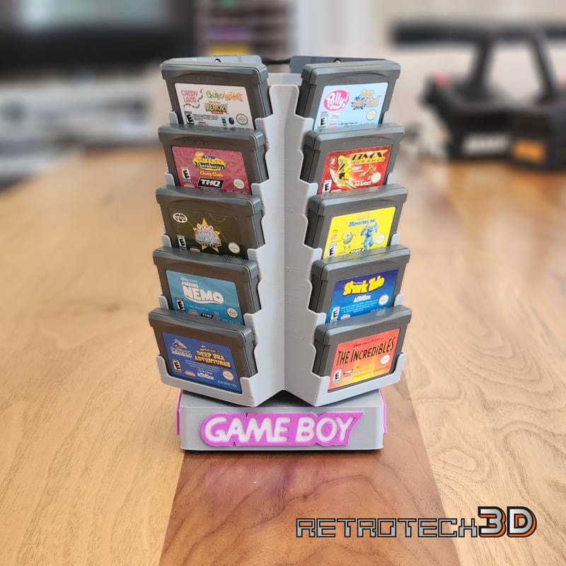 Nintendo Game Boy Advance Cartridge Tower (20 cartridges)