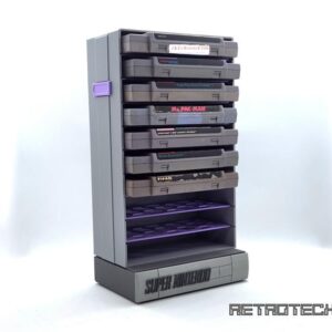 Nintendo SNES Cartridge Tower (10 cartridges)