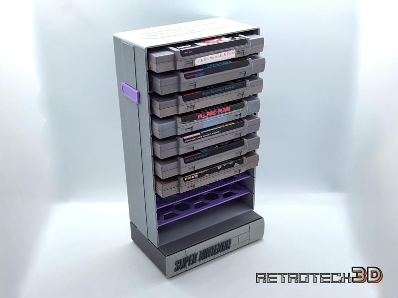Nintendo SNES Cartridge Tower (10 cartridges) - Image 3