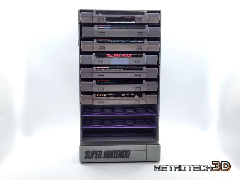 Nintendo SNES Cartridge Tower (10 cartridges) - Image 5
