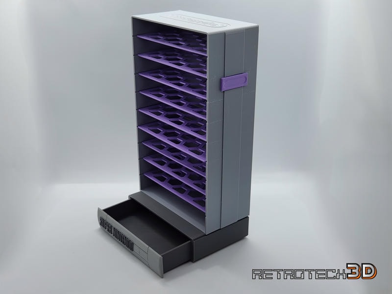 Nintendo SNES Cartridge Tower (10 cartridges) - Image 10