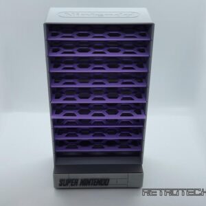 Nintendo SNES Cartridge Tower (10 cartridges)