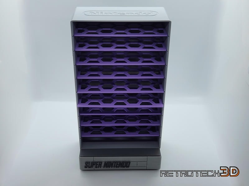 Nintendo SNES Cartridge Tower (10 cartridges) - Image 2