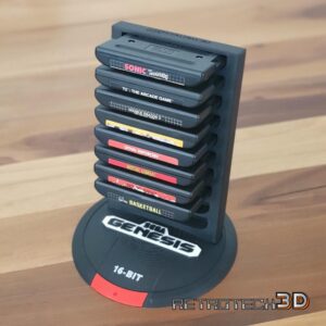SEGA Genesis Cartridge Tower (10 cartridges)
