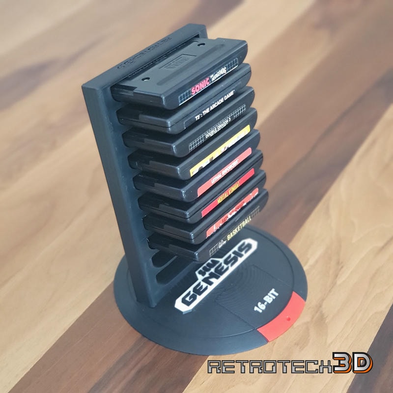 SEGA Genesis Cartridge Tower (10 cartridges) - Image 4