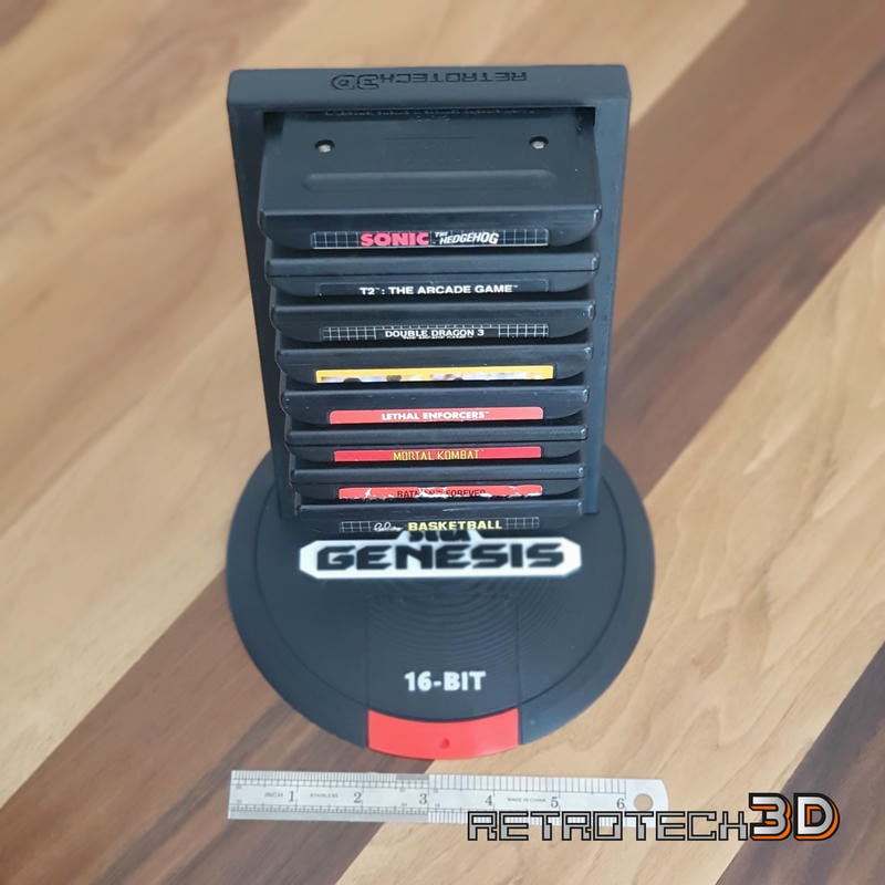 SEGA Genesis Cartridge Tower (10 cartridges) - Image 6