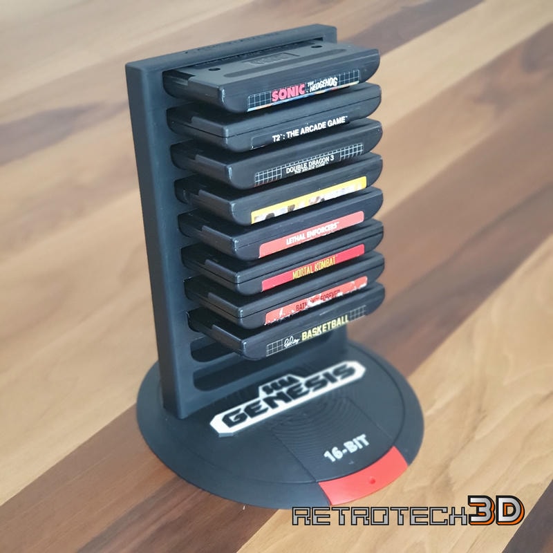 SEGA Genesis Cartridge Tower (10 cartridges) - Image 7