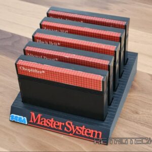 SEGA Master System Cartridge Holder (5 cartridges)
