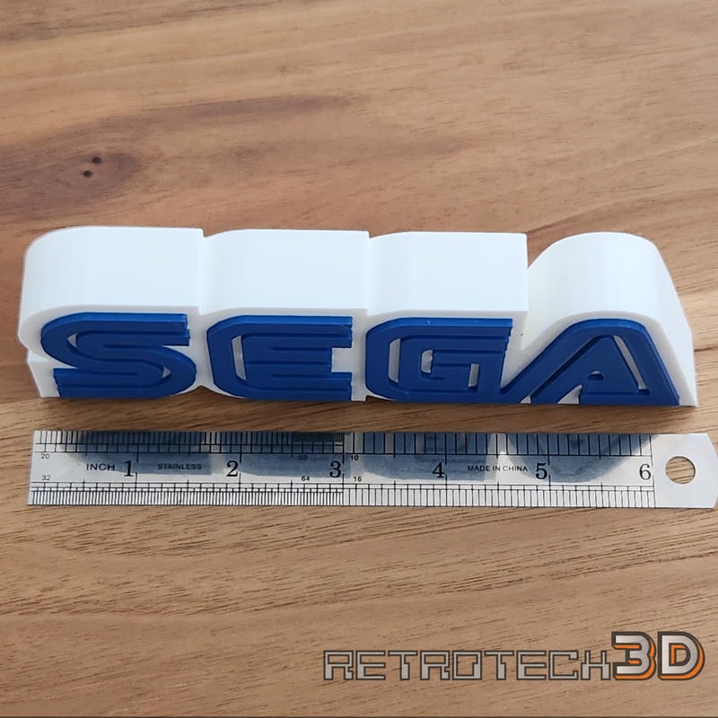 SEGA Logo Solid Sign - 6.5" - for Gaming Decor - Image 5