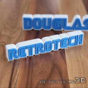 Custom 3D Printed SEGA Sign